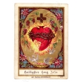 Vintage Religious Illustration - The Sacred Heart of Jesus